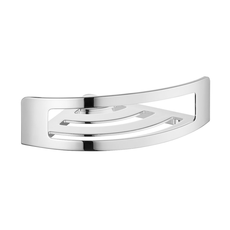 Duschablage Eckmodell abnehmbar, Chrom glänzend