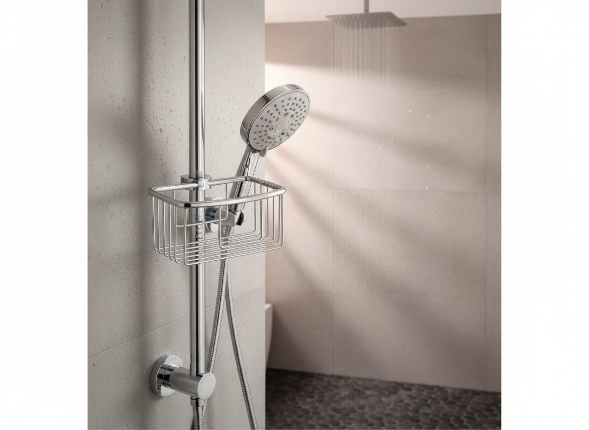 Schwammkorb für Brausestangen – Praktisch &amp; hochwertig