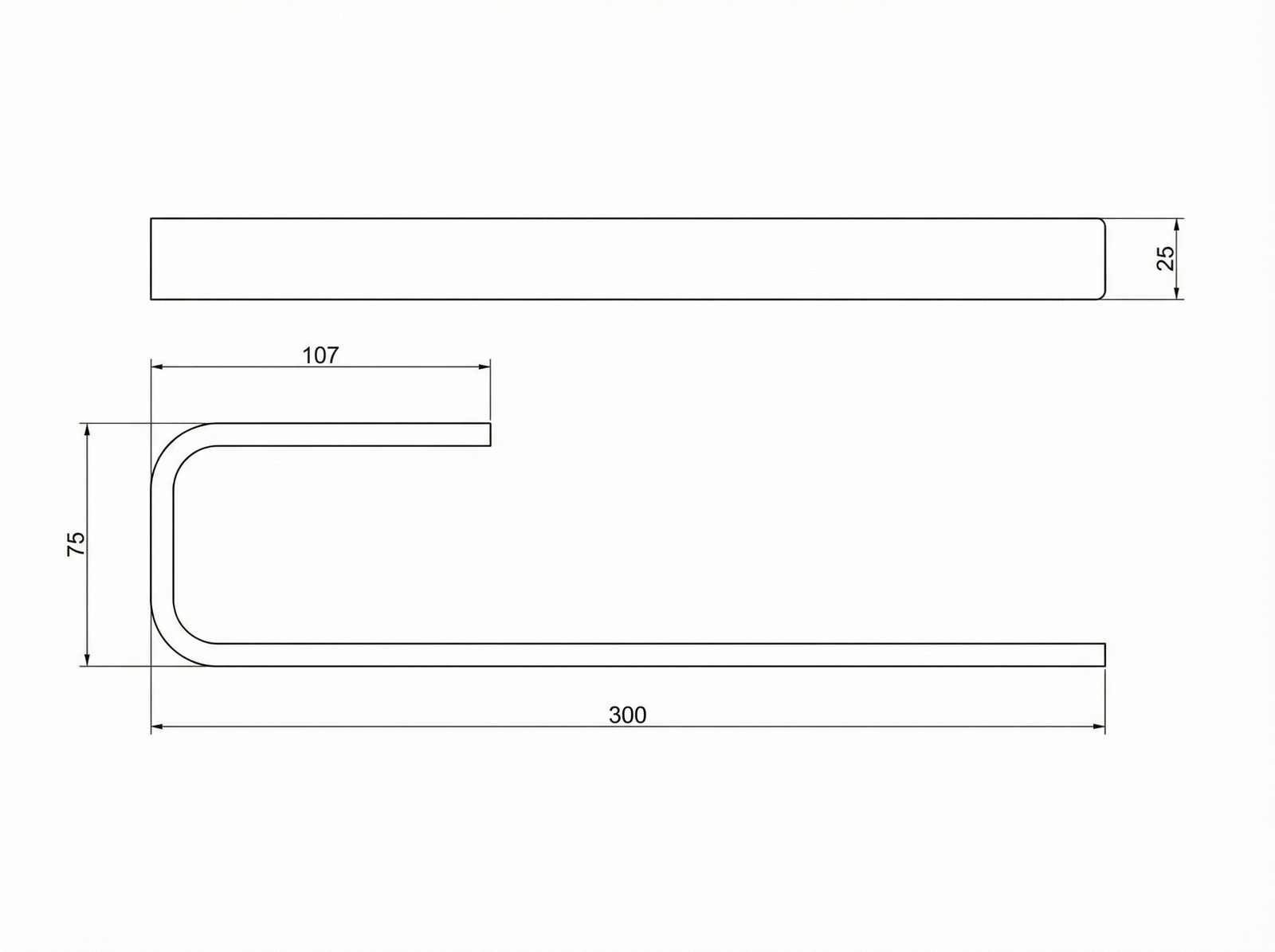 Giese Handtuchhalter für Waschtisch- oder Scharankmontage