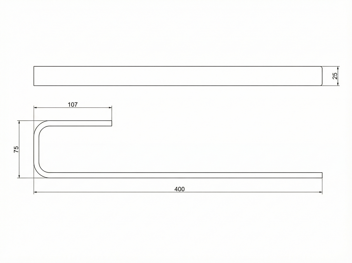 Giese Handtuchhalter für Waschtisch- oder Scharankmontage
