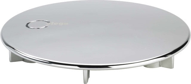 Abdeckhaube für Duschwannenablauf 90 mm – Ø 115 mm, verchromt, Kunststoff