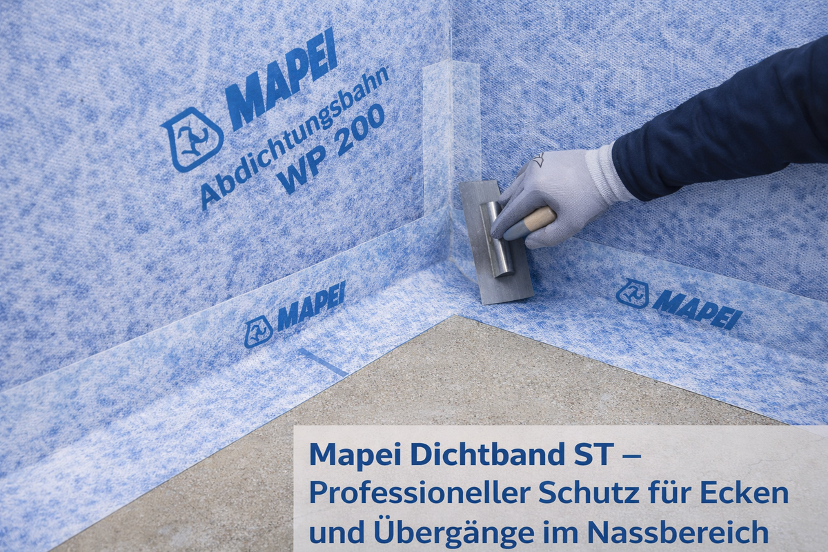 Mapei Dichtband ST – 2,5/5/10/30 m, wasserdicht für Ecken &amp; Fugen – Art.Nr. 2851030
