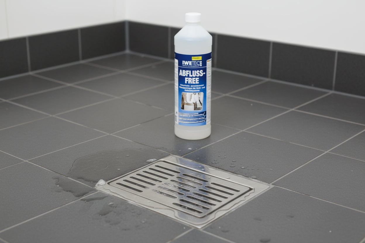 iWETEC Abfluss-Free Rohrreiniger 1 Liter, Profi-Qualität