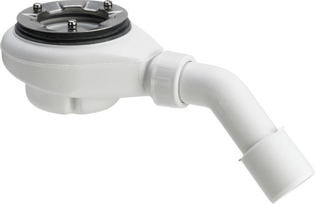 Flacher Duschwannenablauf mit DN40/DN50 Anschluss – für 90 mm Ablauföffnung