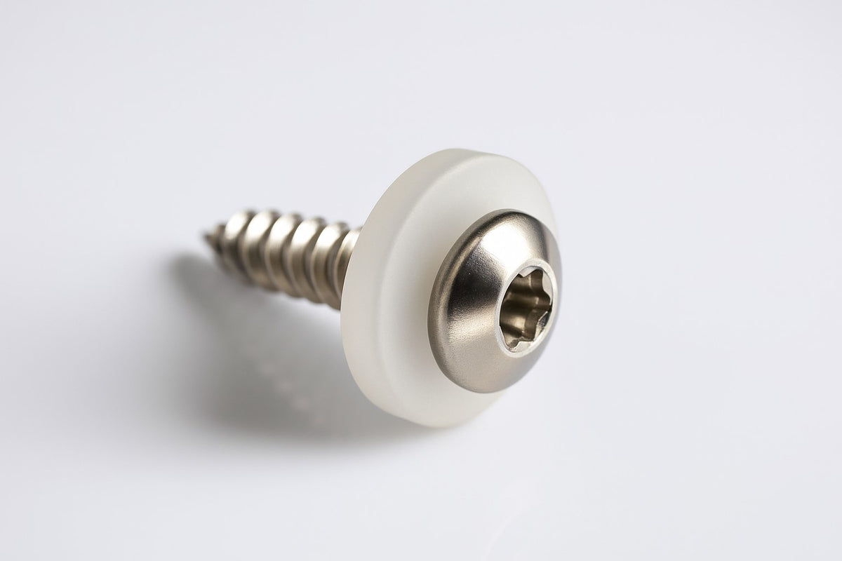 Schrauben zum Verbinden von Aluminium-Duschprofilen, 3,9 x 16 mm – Inkl. Abdeckkappen-Set  – Art.Nr. 59881650