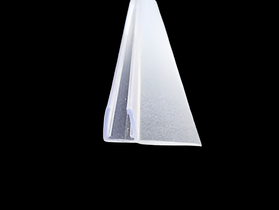 Überlappungsdichtung mit langer 90° Lippe – Für 6 oder 8 mm Glas, Lücken 19-22 mm – Art.Nr. 5240