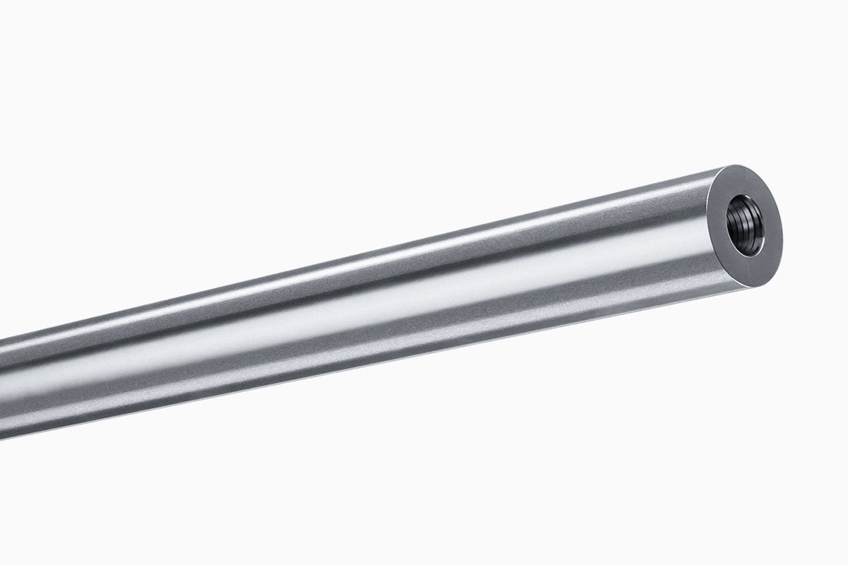 Duschvorhangstangen - Gerade Edelstahlstange mit Innengewinde