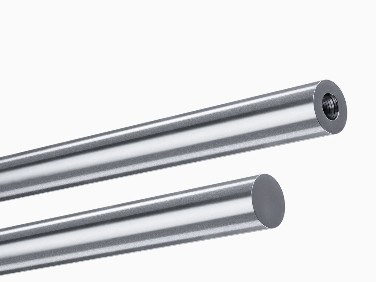 Duschvorhangstangen - Gerade Edelstahlstange mit Innengewinde