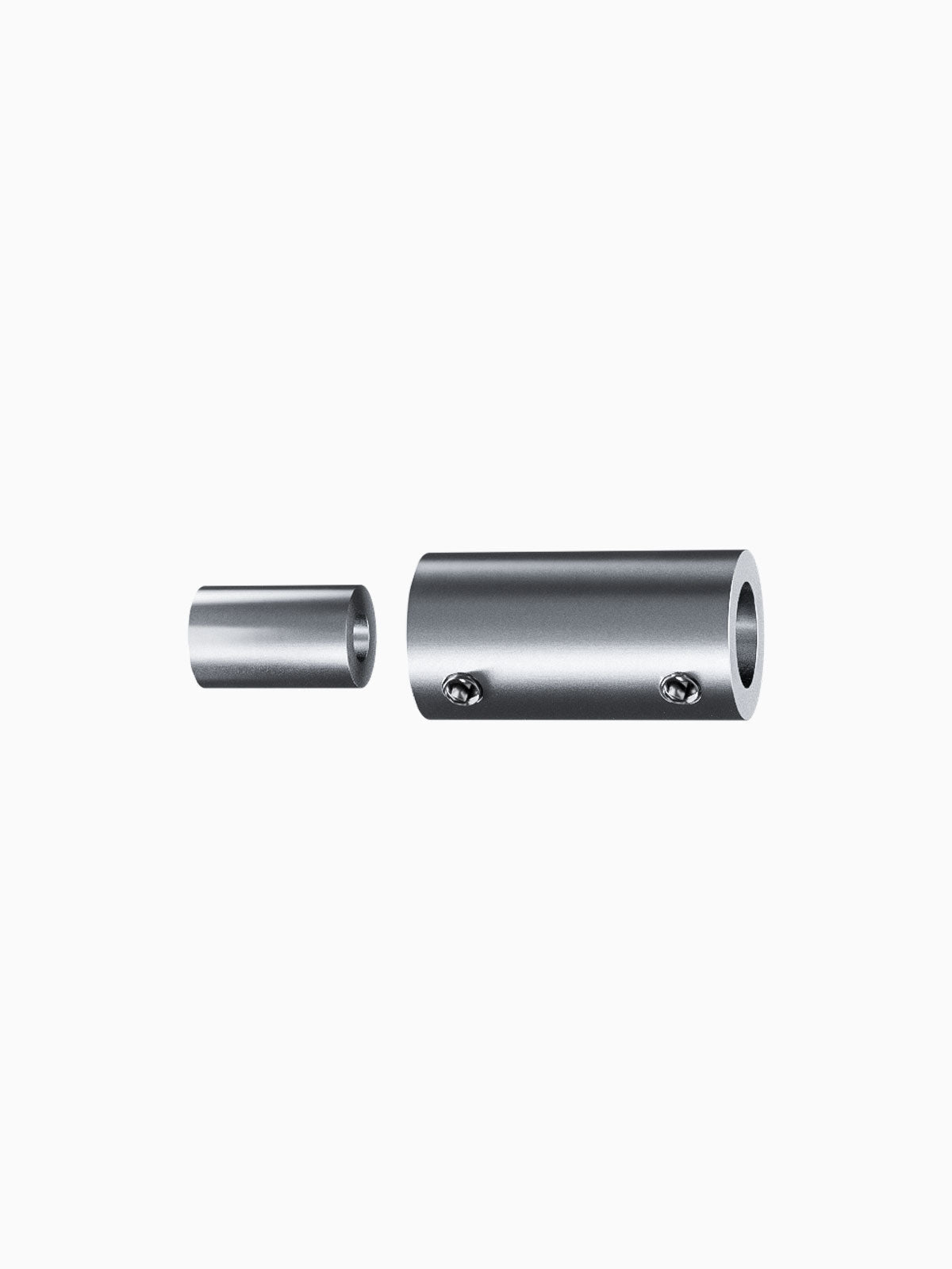 Zweiteiliger Wandhalter aus Edelstahl – Duschvorhangstangen, Zubehör für Nischenmontage