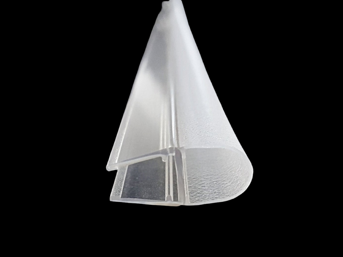 Streifdichtung mit breitem Ballon – Für 6 oder 8 mm Glas, Lücken 13-15 mm, Art.Nr. 5021