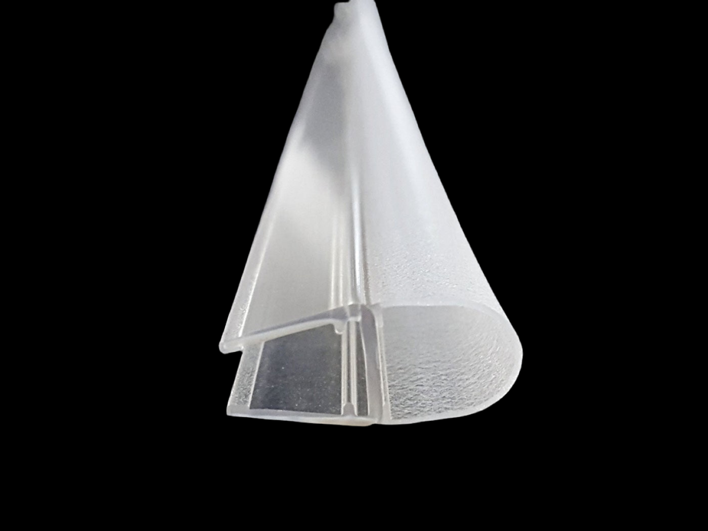 Streifdichtung mit breitem Ballon – Für 6 oder 8 mm Glas, Lücken 13-15 mm, Art.Nr. 5021