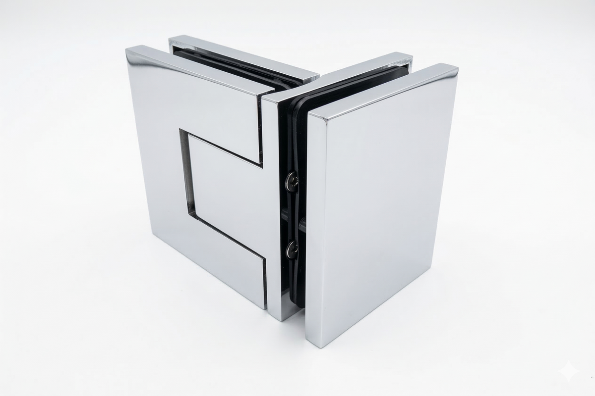 Bellagio Pendeltürband 90° Glas-Glas BEL392 – 50 kg, 8/10 mm ESG, 11 Oberflächen