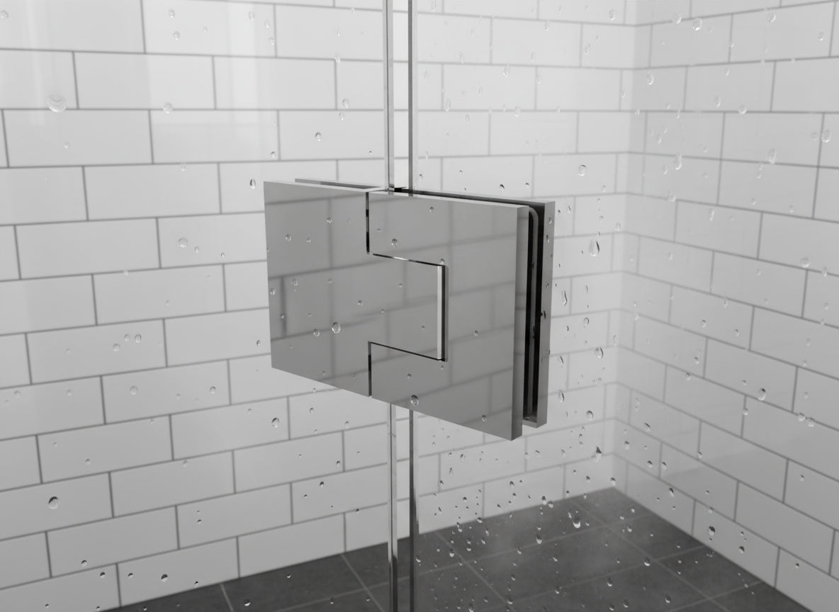 Bellagio Pendeltürband 180° Glas-Glas – 8/10 mm ESG, 50 kg, einstellbar – Art.Nr. BEL380