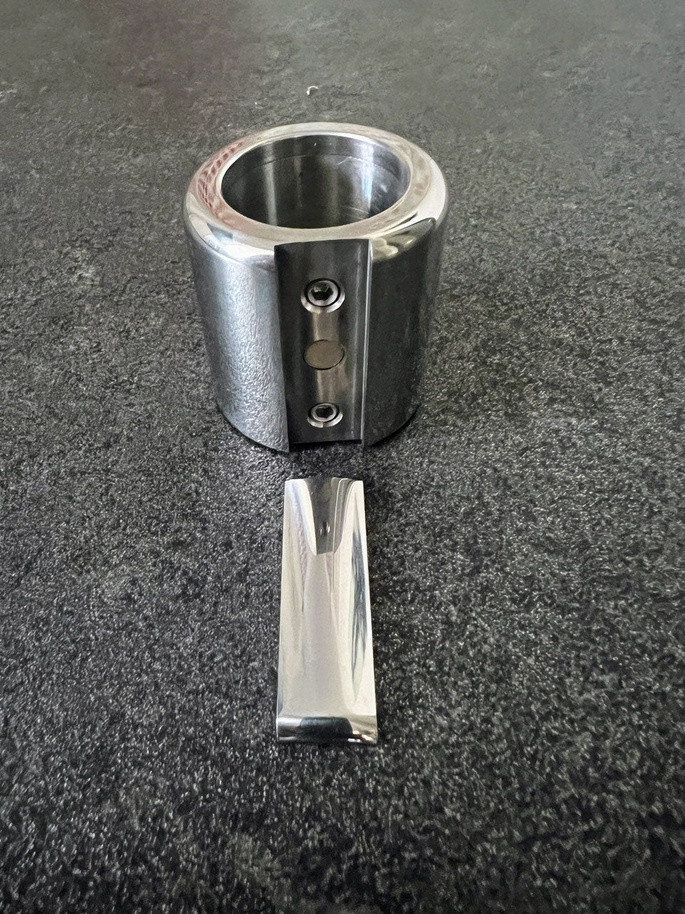 Walk-in Pfosten-Set Typ Vigo – Vertikale Stabilisierung für freistehende Glasscheiben – Ø 30 mm – Art.Nr. BO521543