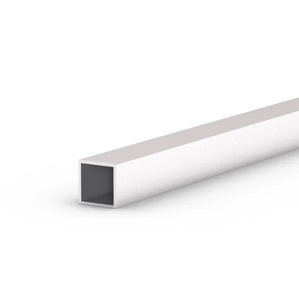 Stabistange-Vierkant 15 x 15 mm; Edelstahl gebürstet, Länge: 1000