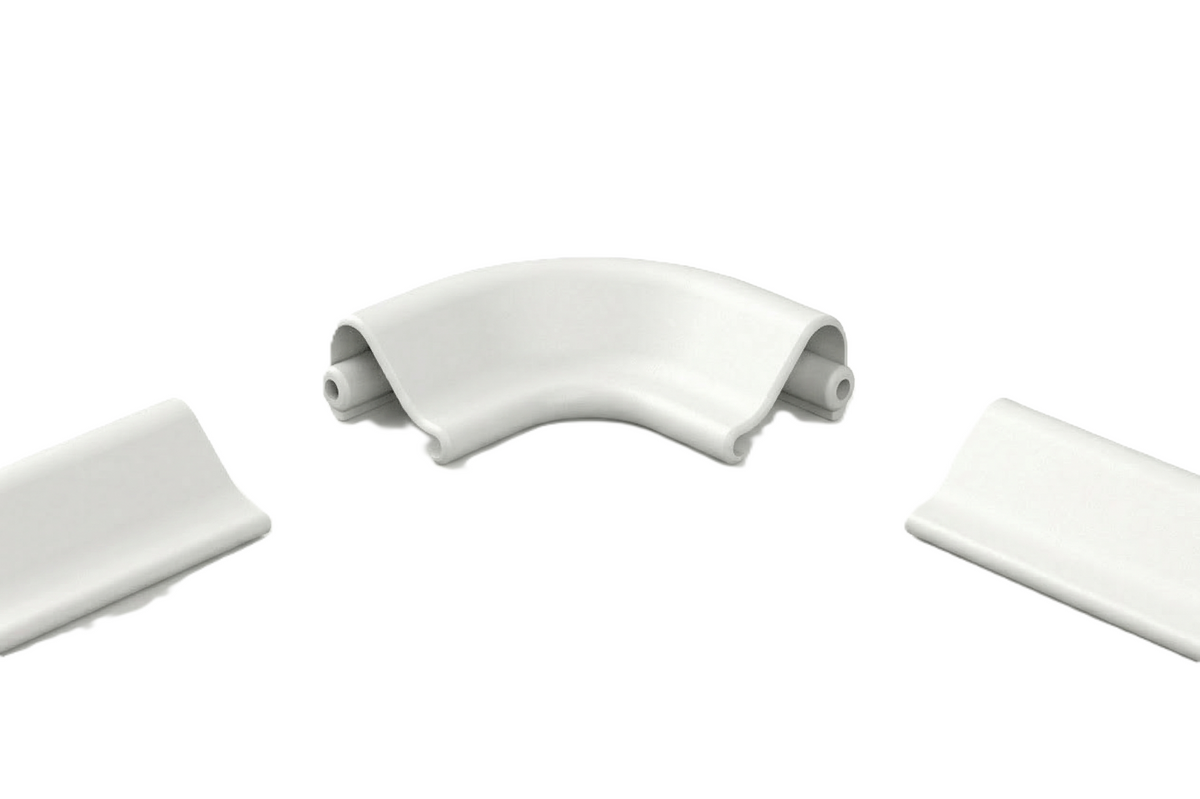 Eckverbinder 90° 8536 – für Schwallschutzprofil 8535