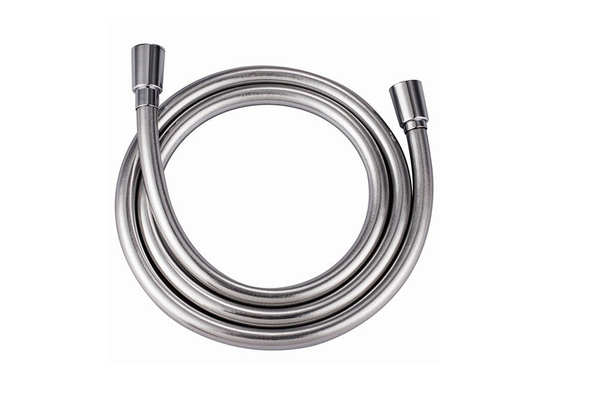 Brauseschlauch Silber, 1250, 1600, 2000 mm – hochflexibel, verdrehsicher und mit Metalloptik