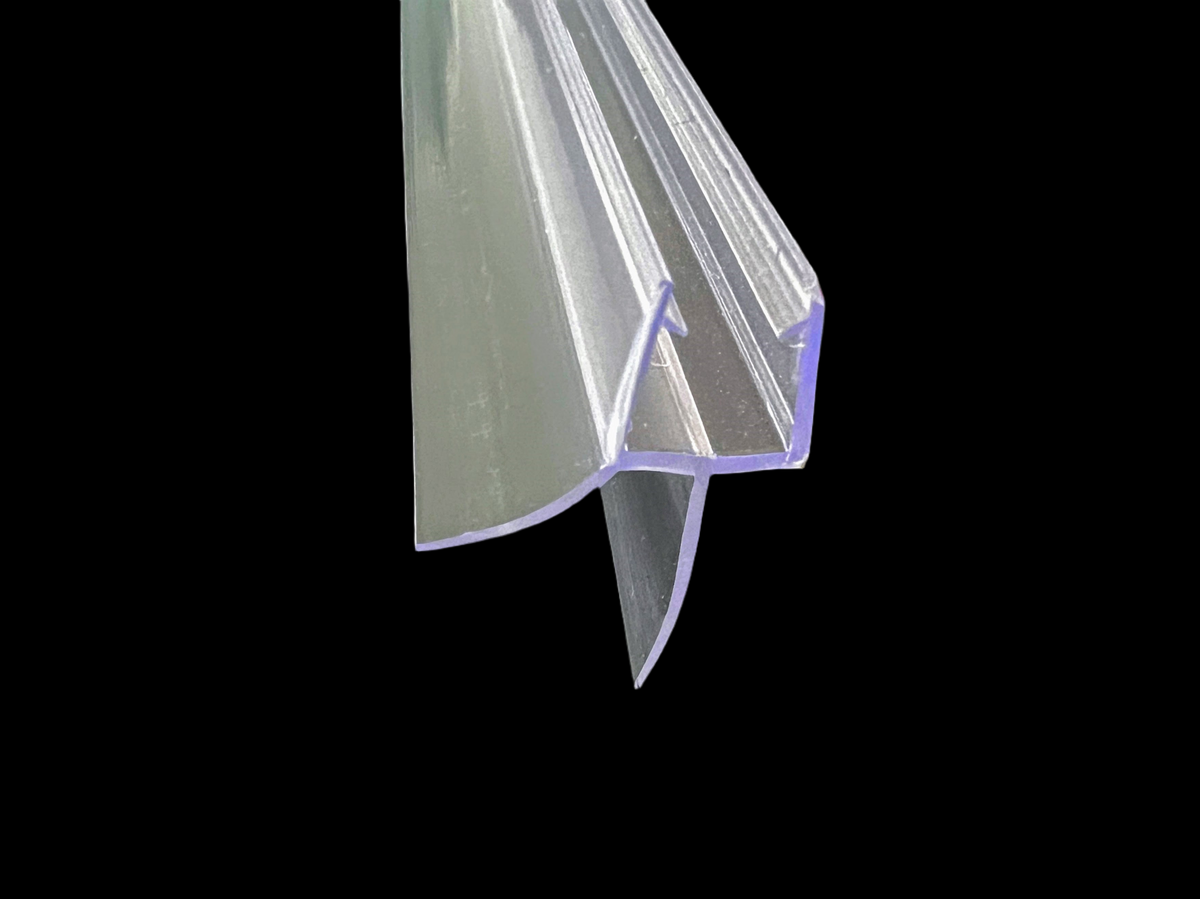 Schleiflippendichtung mit Wasserabweiser und Schleiflippe – Für 6 oder 8 mm Glas – Art.Nr. 009A2