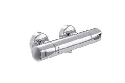 Vigour Clivia Safe-Tec Brausethermostat, Chrom, Aufputz, 38°C Schutz