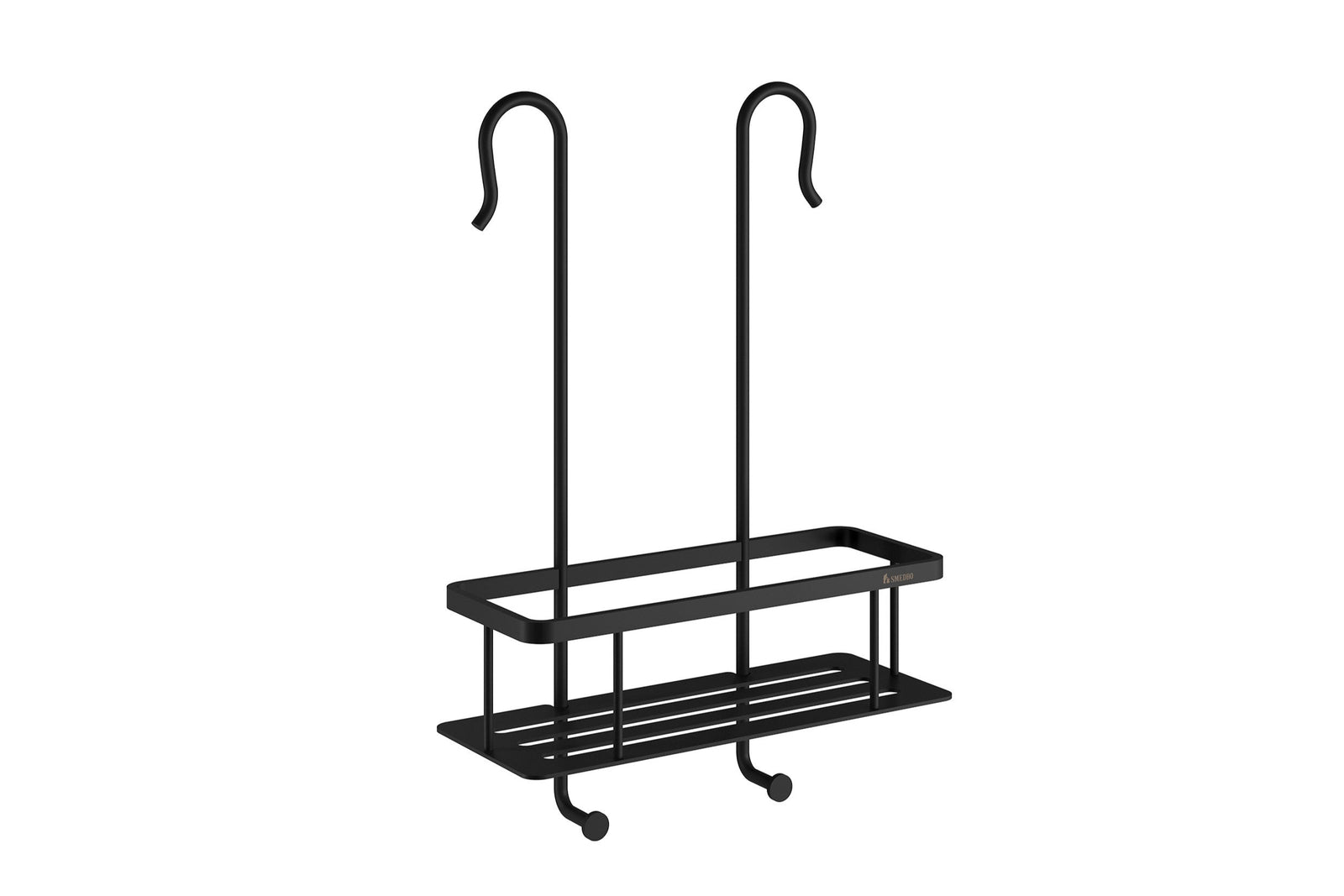 SIDELINE Duschkorb an Aufputz-Armatur, 250 × 100 mm, Chrom poliert oder Schwarz