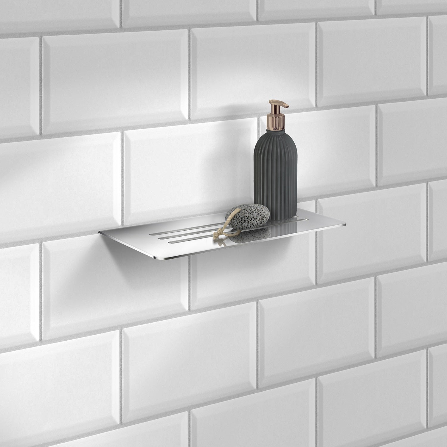 Duschregal zum Einfliesen – 100 × 250 mm