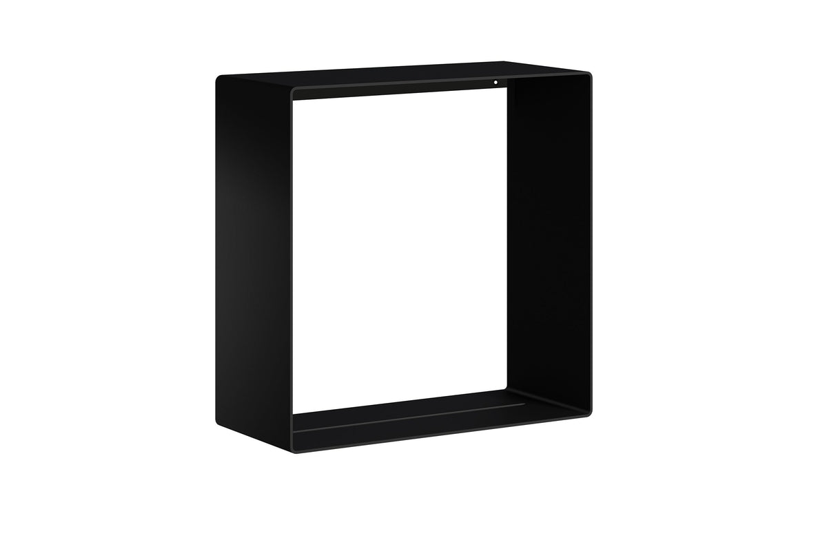 Duschregal Aluminium Schwarz 250 × 250 mm – stilvoll und funktional