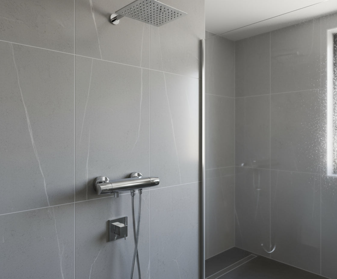 Vigour Aufputz-Brause-Thermostat derby V3 Safe-Tec verchromt – 38°C Sicherheitssperre – Art.Nr. DETB