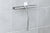 Duschabzieher rund mit Wandhalter – 240 × 210 mm