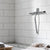 Duschabzieher rund mit Wandhalter – 240 × 210 mm