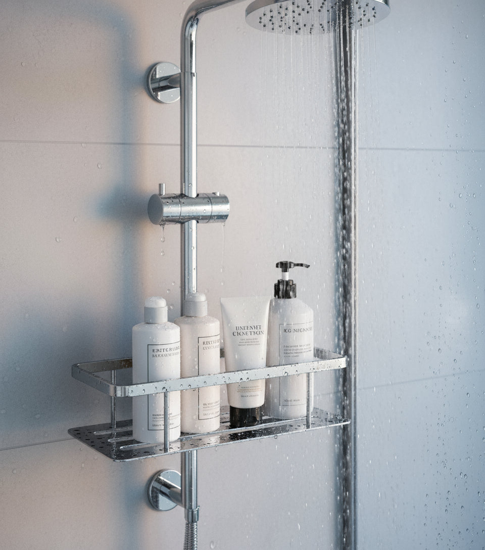 Smedbo DK3006 Duschkorb Brausestange Ø 18–25 mm Chrom Messing