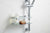 SIDELINE Korb für die Brausestange. Korb 200 x 110 mm. Höhe 70 mm. Passend an Stange 18 – 25 mm, Art.Nr. DK3008