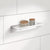 SIDELINE Duschregal, selbstklebend an Fliesenwand, Chrom glanz oder Schwarz matt