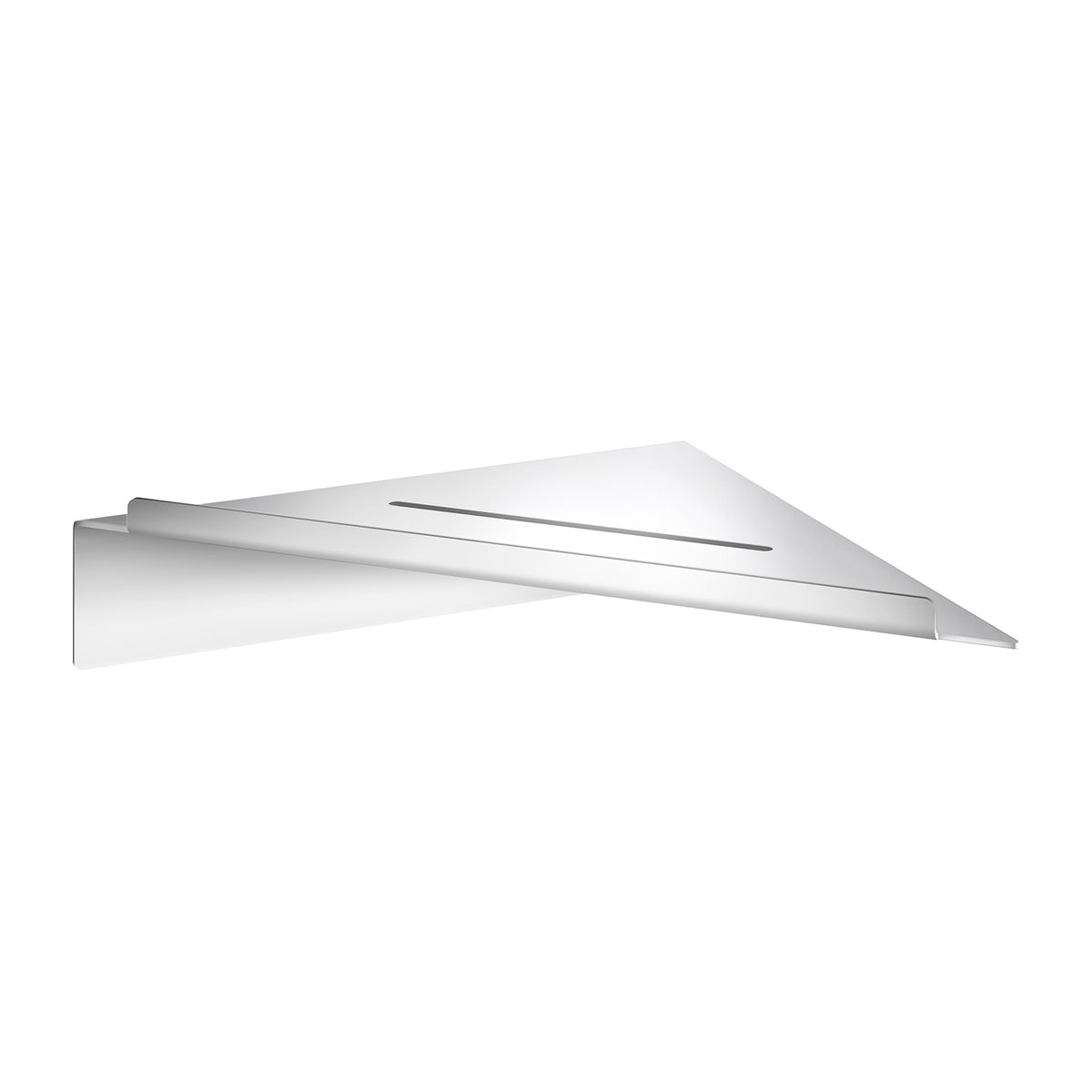 SIDELINE Eckduschregal, selbstklebend an Fliesenwand, Chrom glanz oder Schwarz matt, Art.Nr. 4111