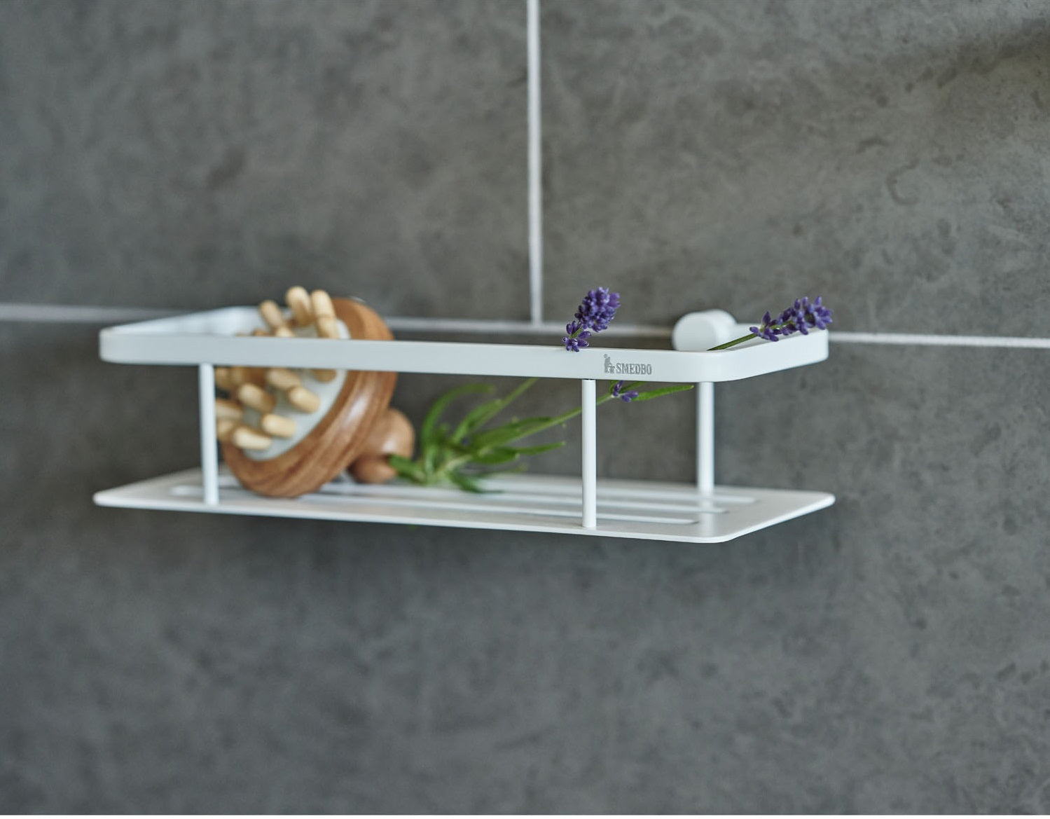 Design Seifenkorb mit Bodenplatte – 250 mm Breite in eleganter Optik