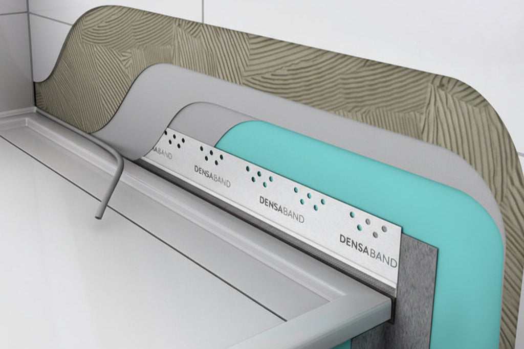 DENSABAND SCHALLSCHUTZ – Das professionelle Schallschutz-Wannendichtband – Art.Nr. D01L26ST