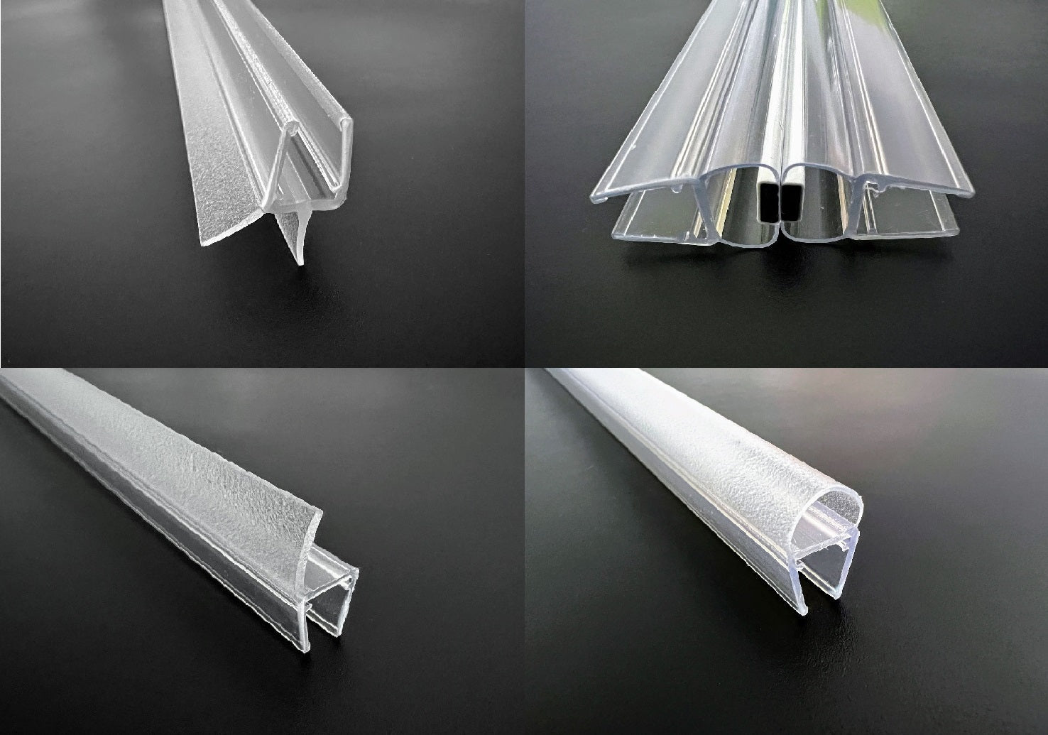 Duschtür Dichtungs-Set mit Magnet-Dichtungspaar 180° , Art.Nr. 5051601