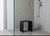 Duschhocker – Modernes Design in Weiß und Schwarz, Plexiglas