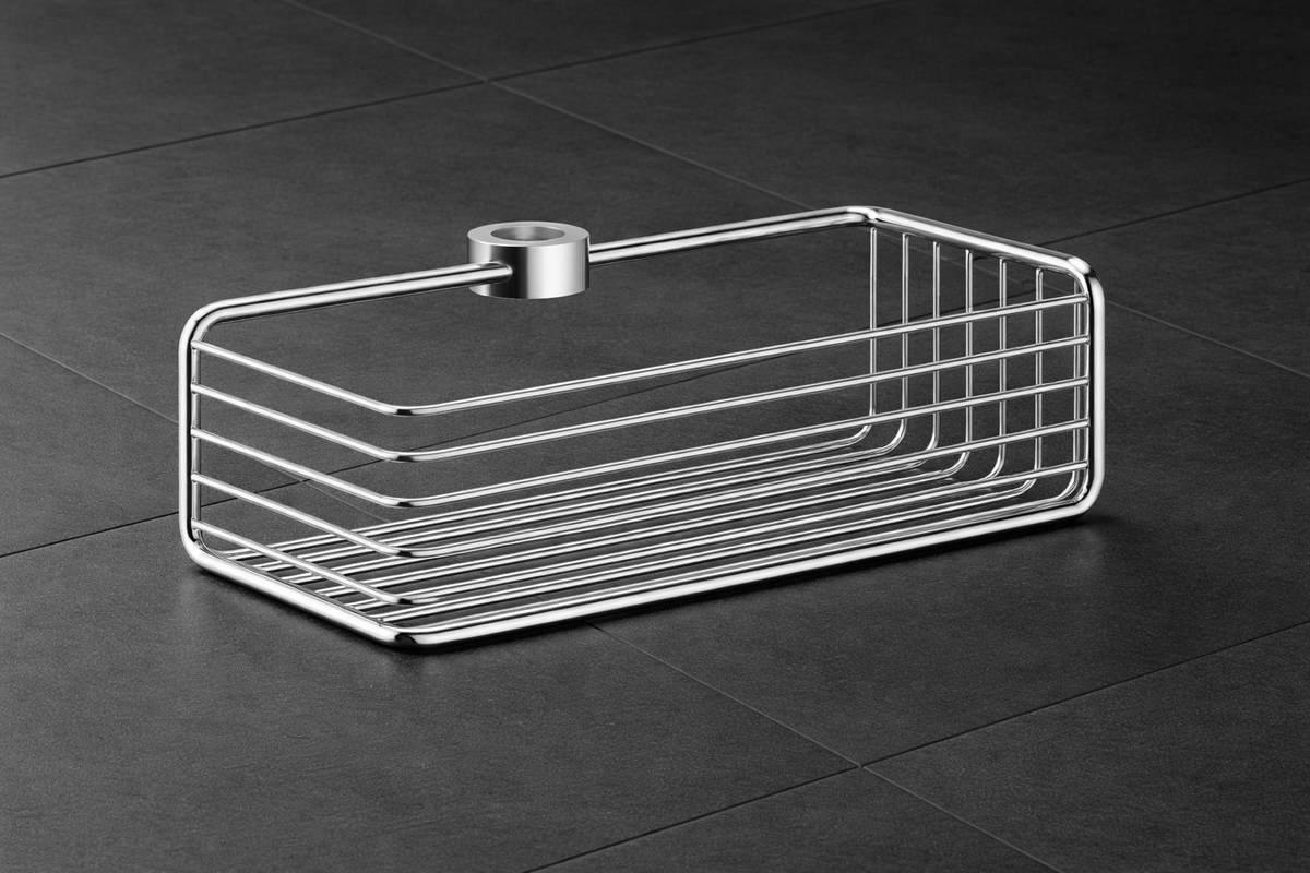 Smedbo Sideline Gitterkorb DK1106 – für Brausestange Ø 18–25 mm Chrom