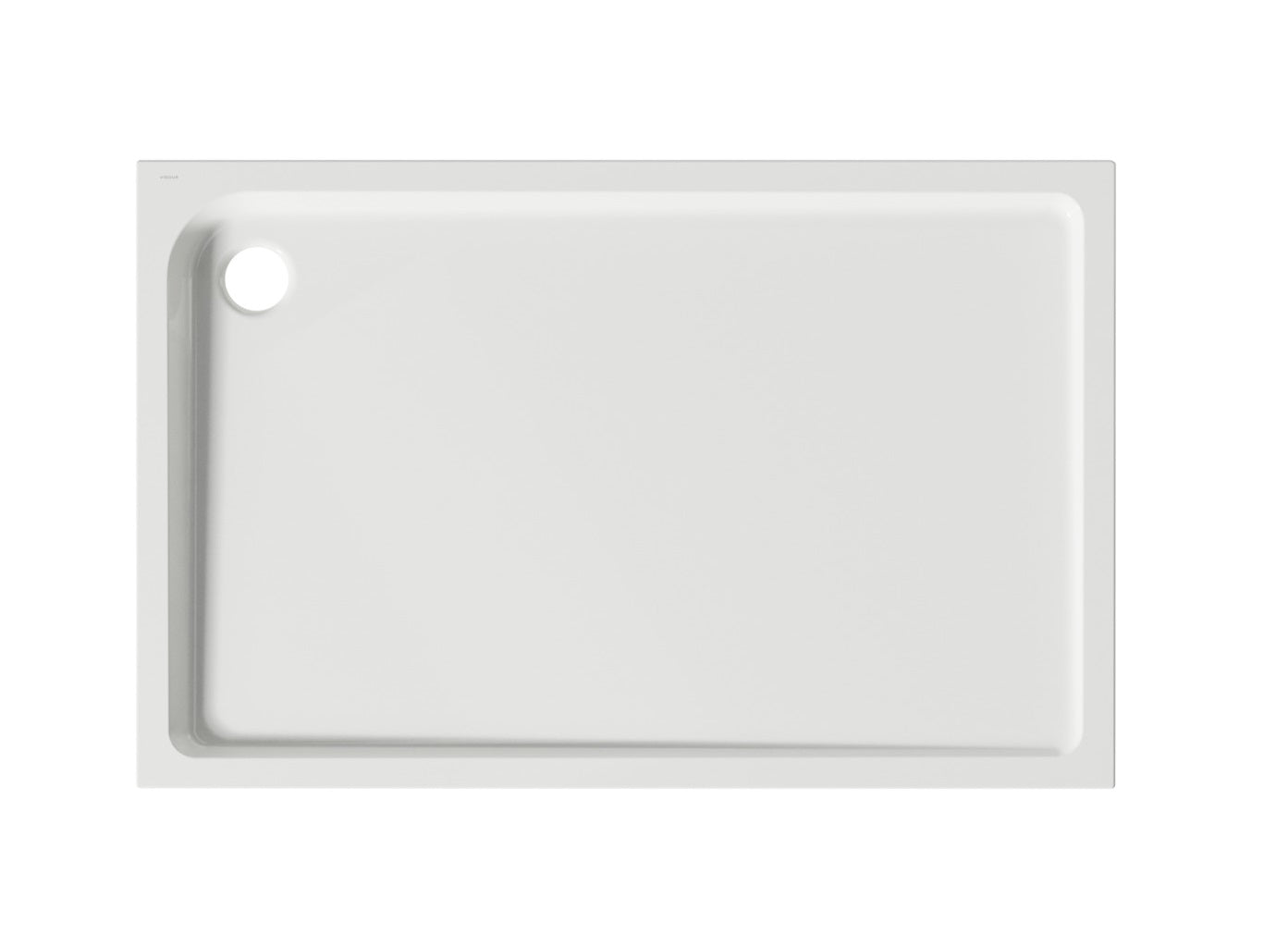 Rechteckige Acryl Duschwanne 140 × 90 cm – großzügig, flach und modern
