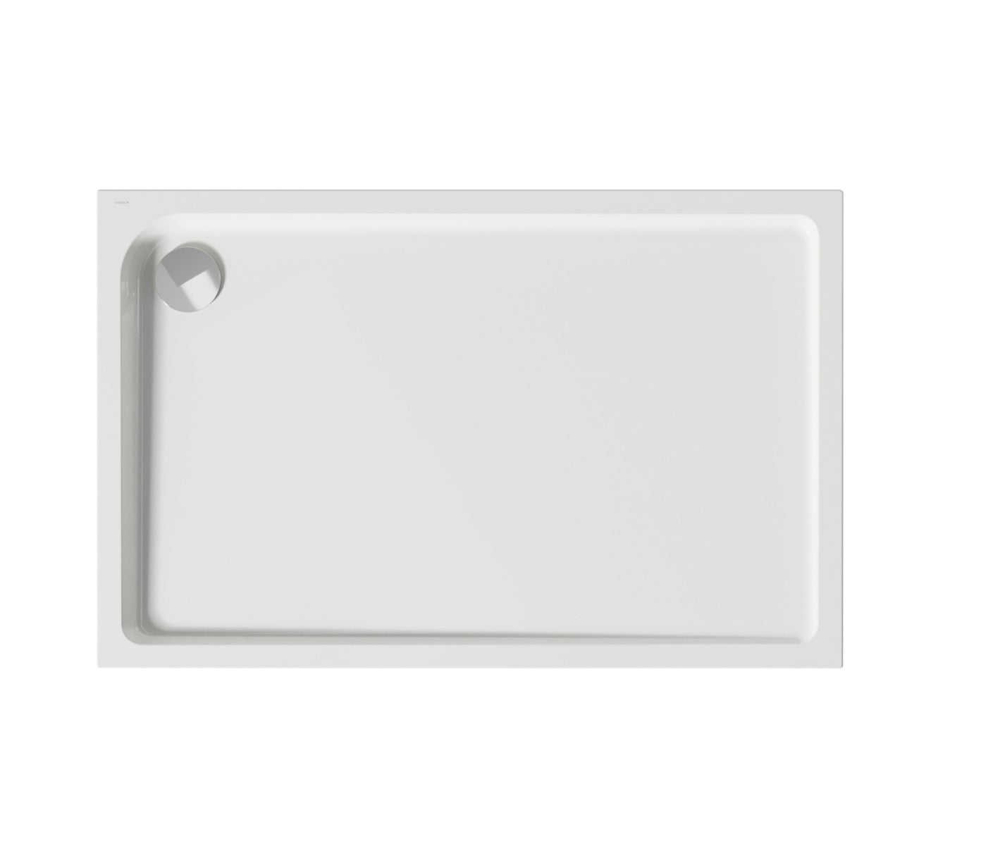 Rechteckige Acryl Duschwanne 140 × 90 cm – großzügig, flach und modern