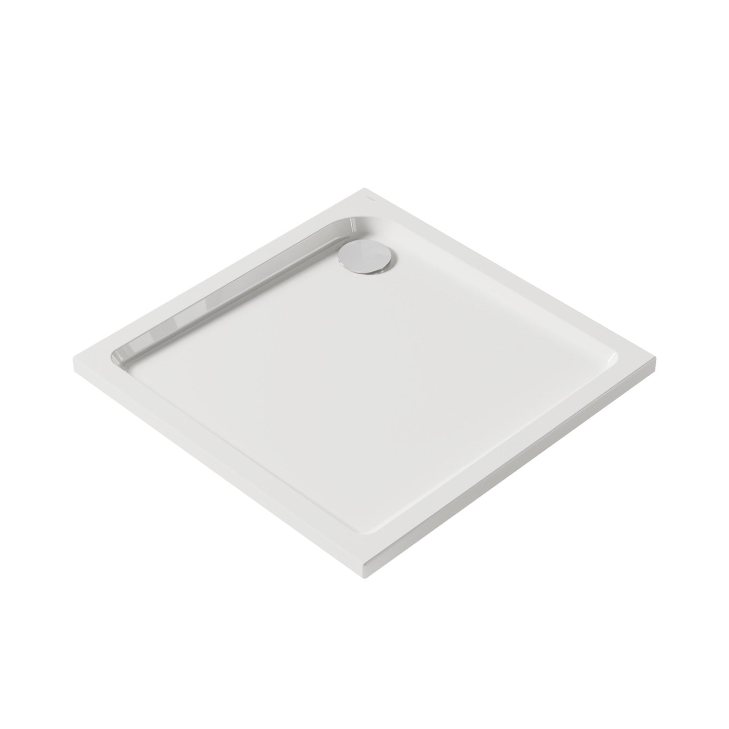 Acryl Duschwanne 90 × 90 × 2,5 cm – flach, stabil und zeitlos weiß