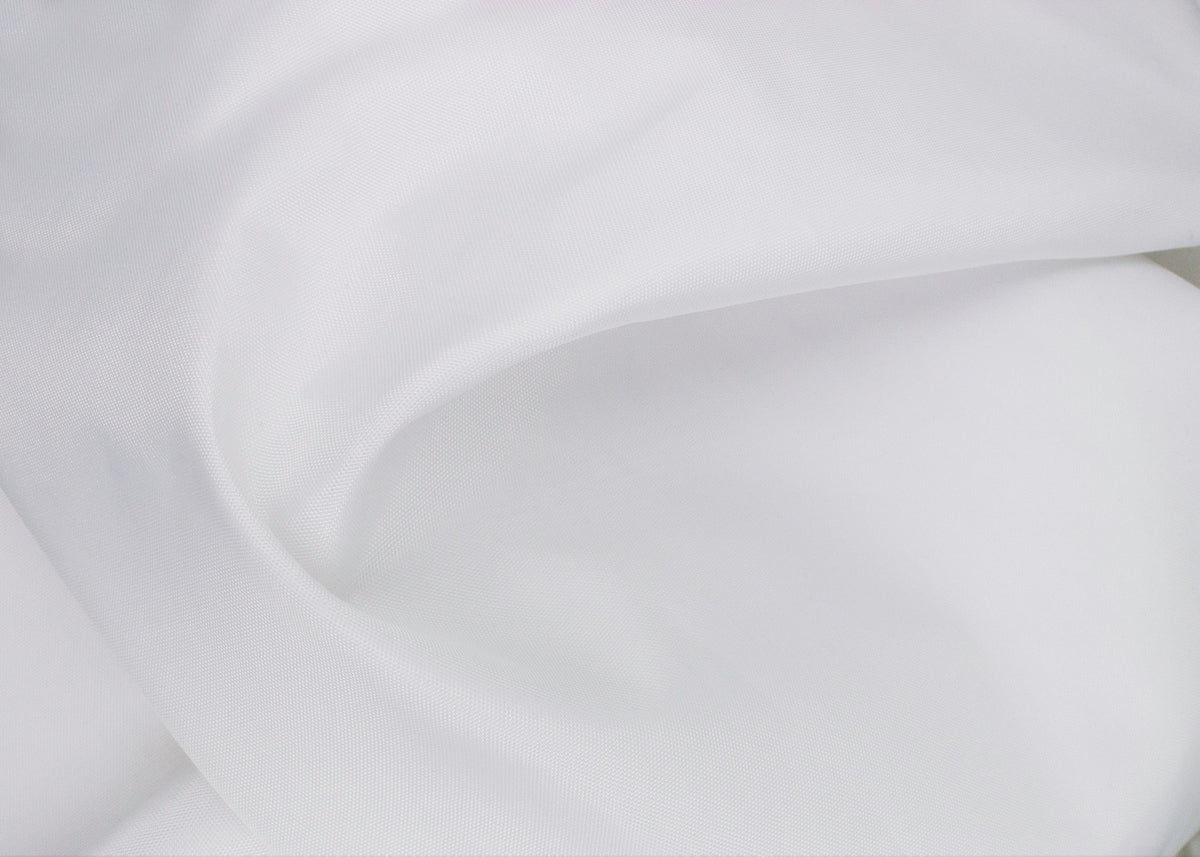 Textil Duschvorhang „Blanco" – Anti-Schimmel, wasserabweisend, mit Beschwerung