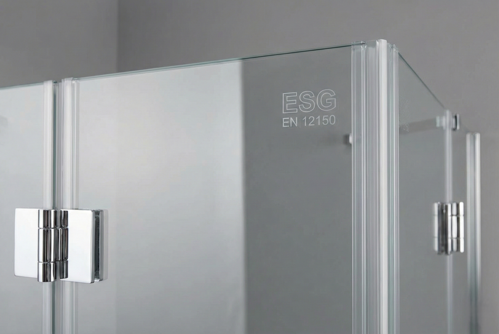 Kristhal Duschglas, Klarglas (durchsichtig) für Duschtrennwände