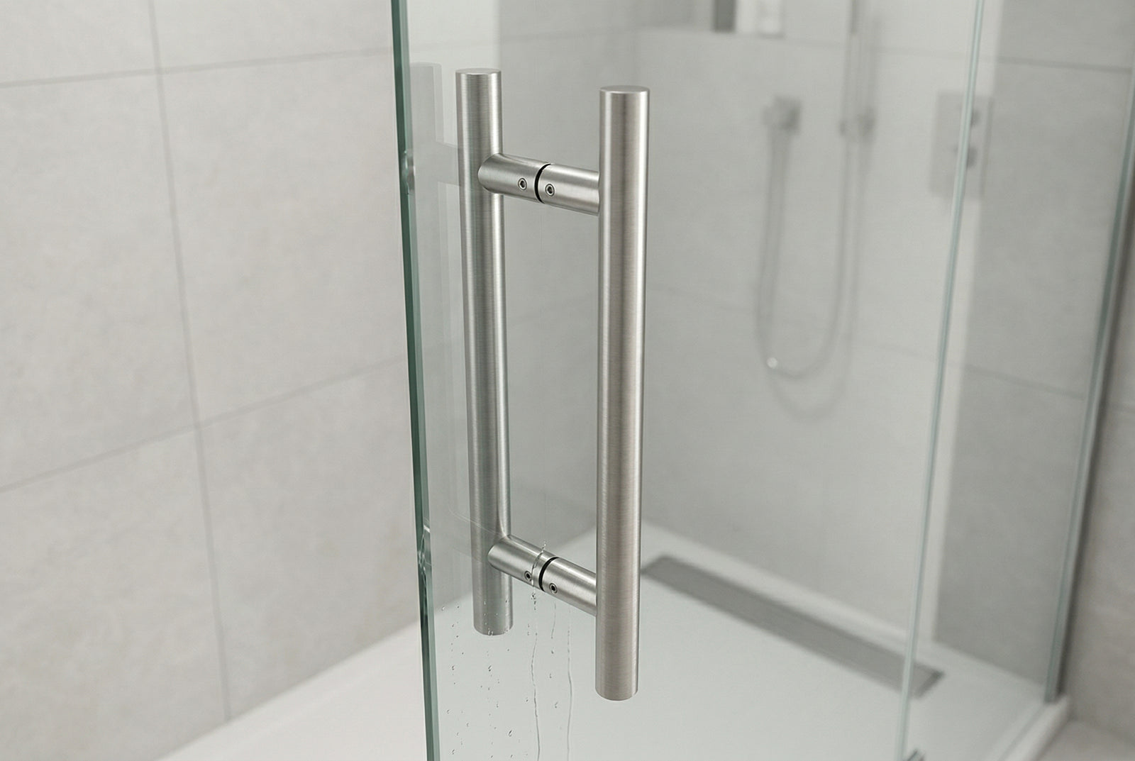 Griffstange EULP – Ø 19 mm V2A Edelstahl, 300 mm Länge, 8–10 mm Glas