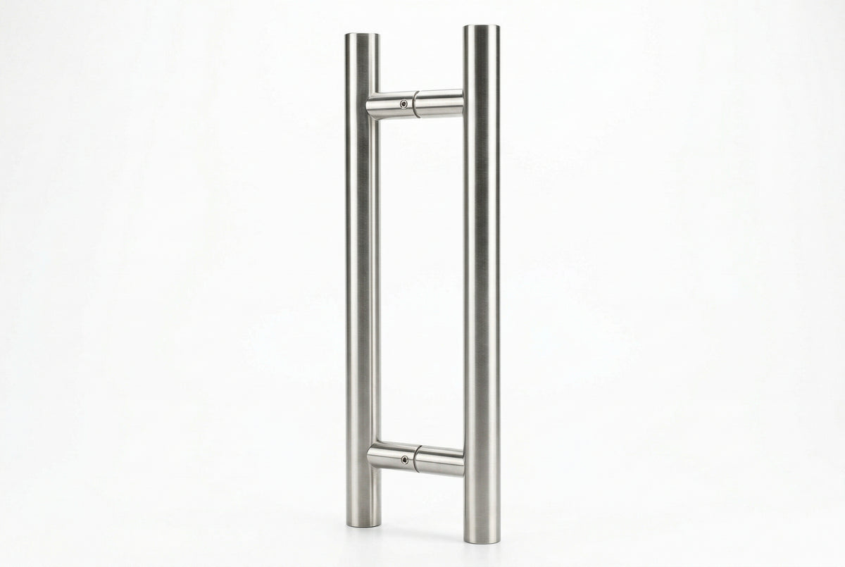Griffstange EULP – Ø 19 mm V2A Edelstahl, 300 mm Länge, 8–10 mm Glas