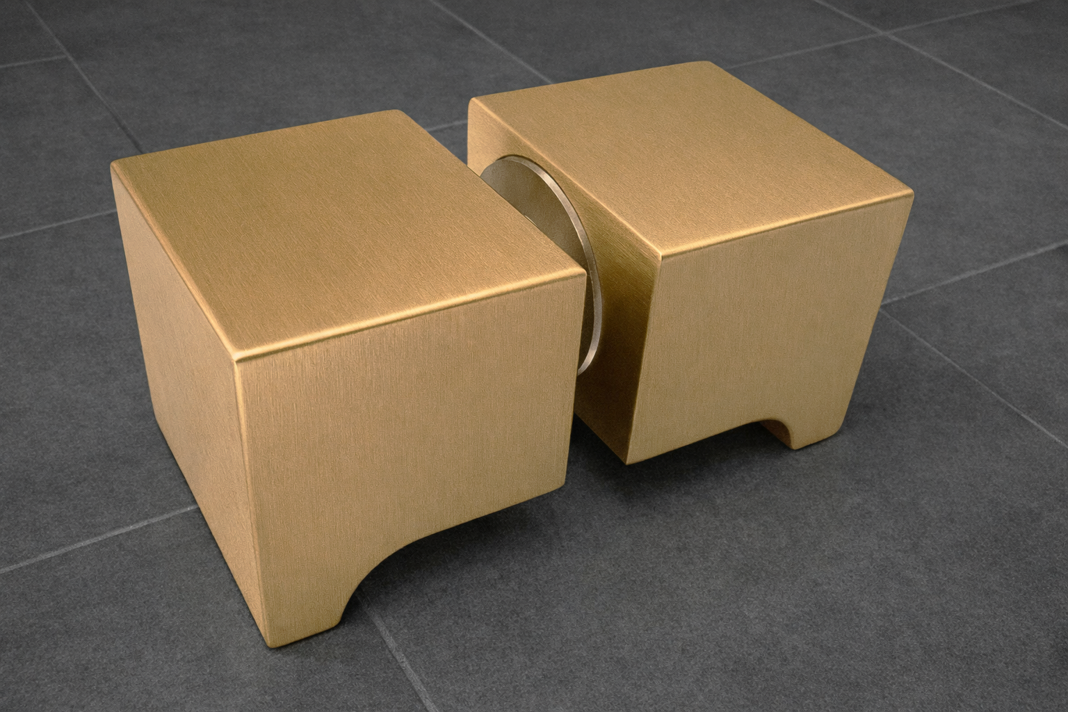 Duschtürgriff eckig, Art.Nr. SDK300, goldfarbig