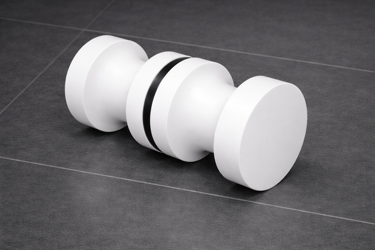 Duschtürgriff rund Ø 30 mm – Messing, 6-12 mm Glas, 12 Oberflächen – Art.Nr. EUSDK1