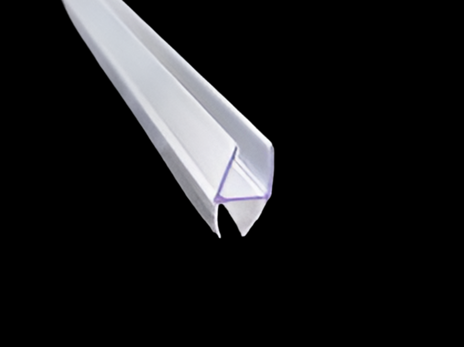 Duschdichtung P312HW – doppelte Dichtlippe ohne Abtropfleiste, 5–6 mm