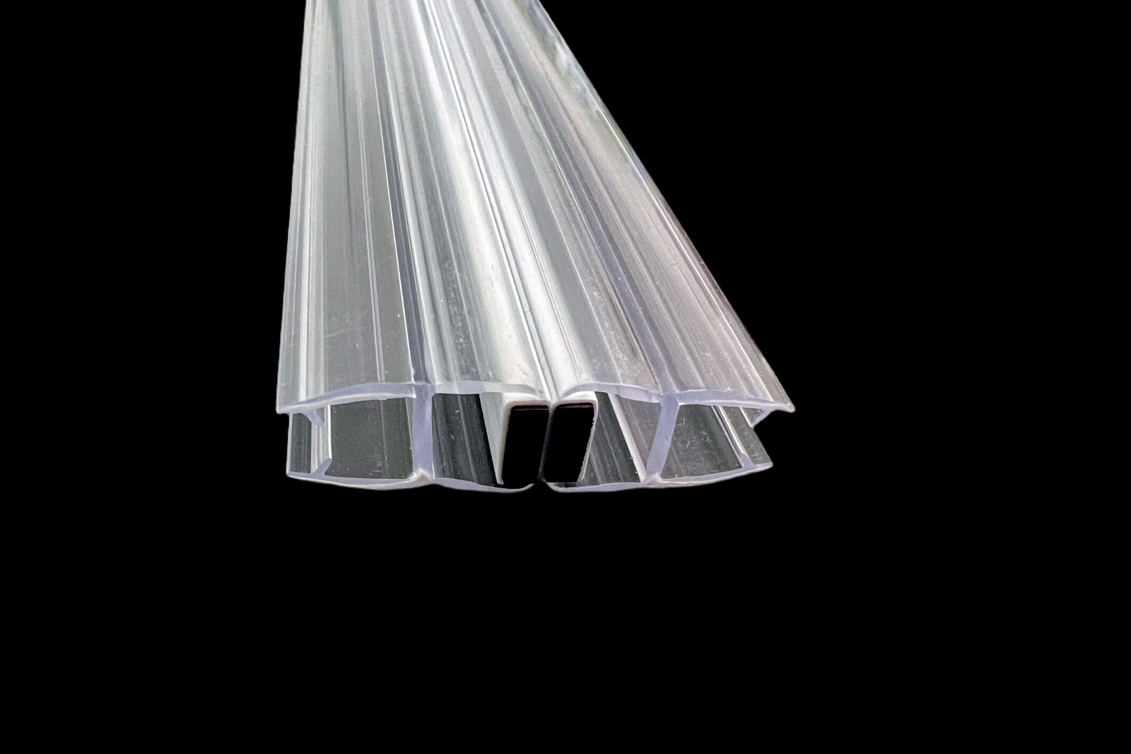 Magnetdichtung für Dusche, 180° Duschdichtung 2-er Set mit Magnetleiste, Art.Nr. 008BW