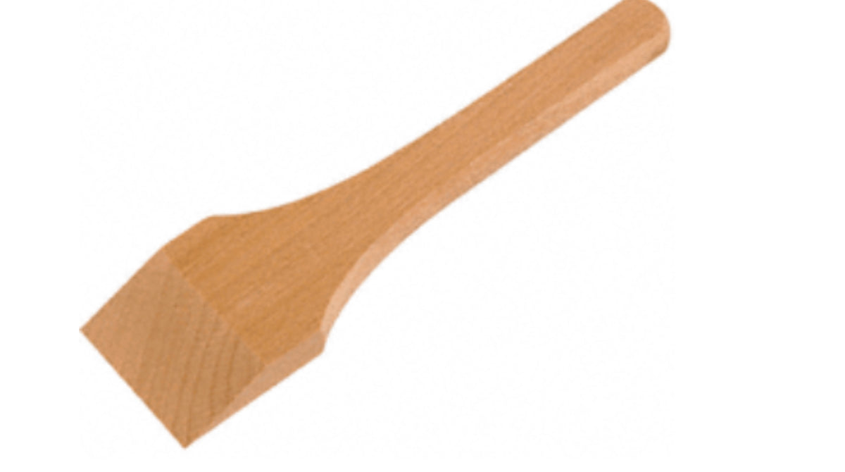 Klotzhebel aus Holz - Professionelles Werkzeug für die Montage von Duschtürdichtungen und Glas